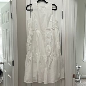 White J Crew Dress. Size 8. New with tags.